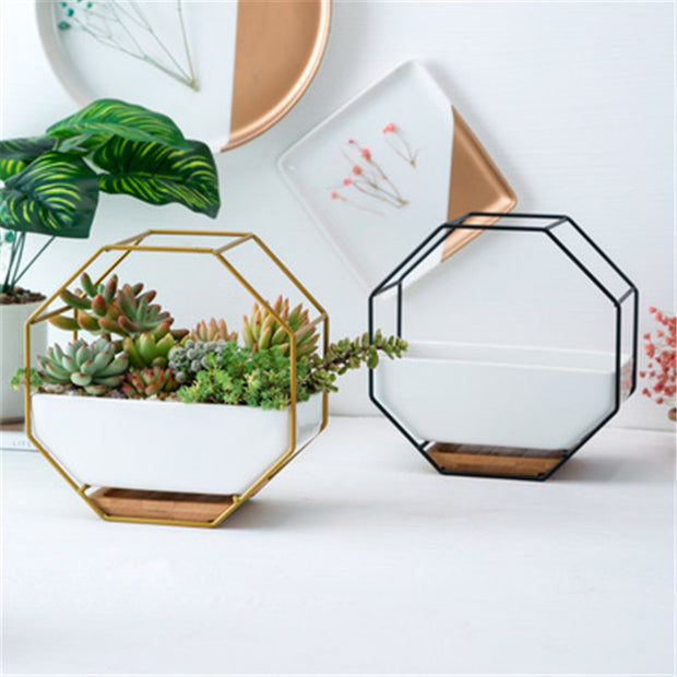 Nordic Minimalist Octagonal Geometric Wall Hanging Table Pendulum