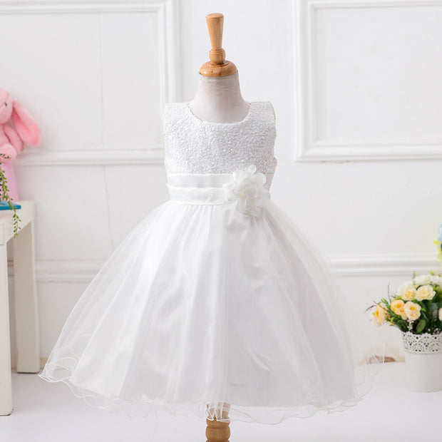 Baby Sequin Dress Flower Girl Wedding Princess Dress