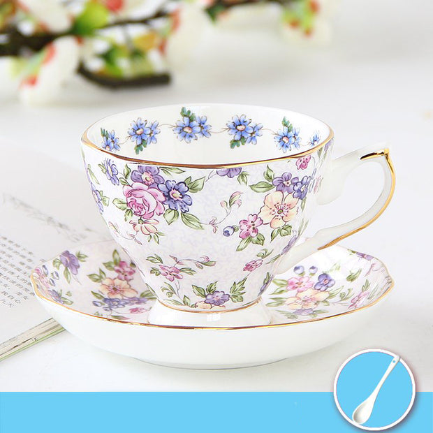 Porcelain Cup with saucer floral high elegance design