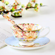 Porcelain Cup with saucer floral high elegance design