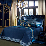 Luxurious Silk Series Palace Style Embroidered Jacquard/Cotton Bedding Set