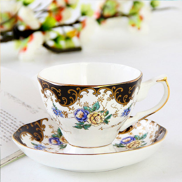 Porcelain Cup with saucer floral high elegance design
