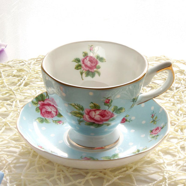 Porcelain Cup with saucer floral high elegance design