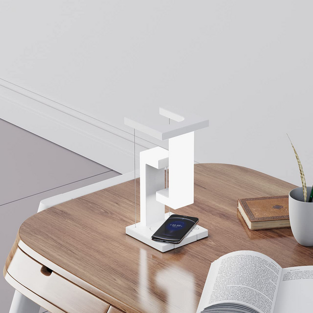 Minimalist Smartphone Wireless Charging Table Lamp Balance Lamp Floating