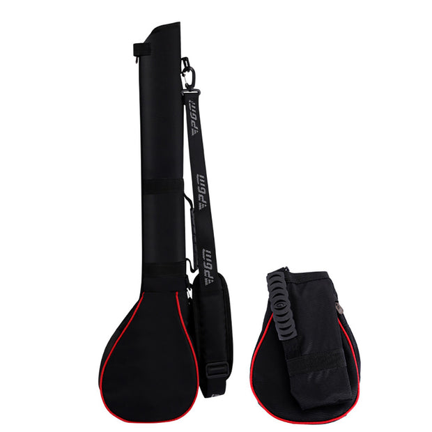 Foldable Golf Gun Bag Lightweight Can Hold 3 Clubs Golf Carry Pack Soft Rubber Handle Golf Stand Carry Bag For Men And Women