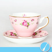 Porcelain Cup with saucer floral high elegance design