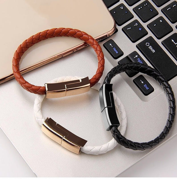 USB Cable Bracelet Charger
