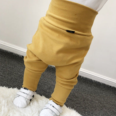 Baby High Waist Belly Pants Trousers