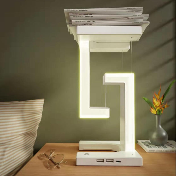 Minimalist Smartphone Wireless Charging Table Lamp Balance Lamp Floating