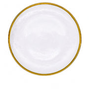 Rainbow Ion Plated Hammer Pattern Glass Plate Bowl Fruit Plate Bowl Set