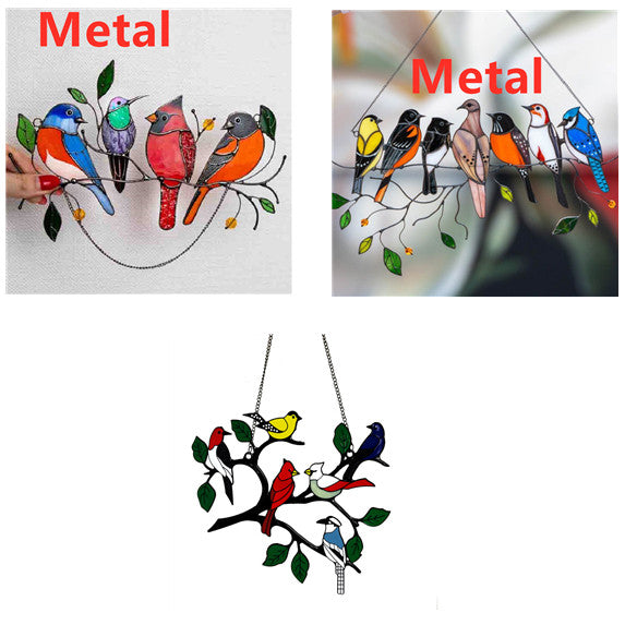 Bird Painted Decoration