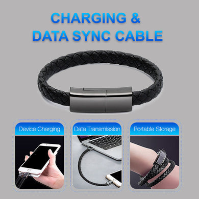 USB Cable Bracelet Charger