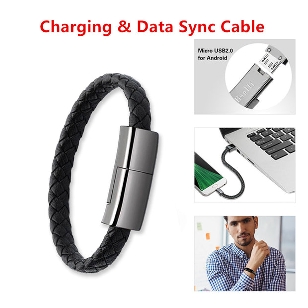 USB Cable Bracelet Charger