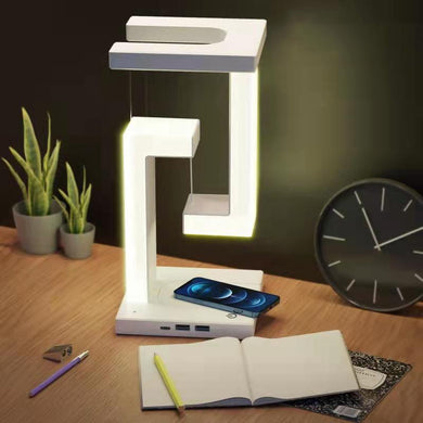 Minimalist Smartphone Wireless Charging Table Lamp Balance Lamp Floating