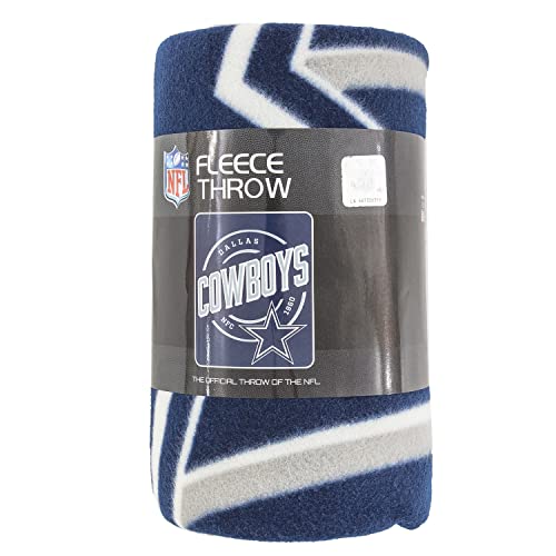 Dallas Cowboys Unisex-Adult Fleece Throw Blanket, 50" x 60"