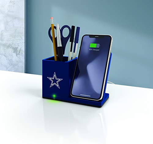 Dallas Cowboys Wireless Charger and Desktop Organizer