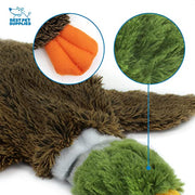 2-in-1 Stuffed Squeaky Dog Chew Toy
