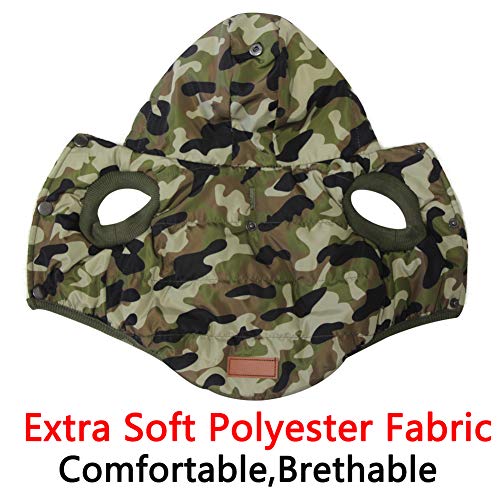 vecomfy Fleece Lining Extra Warm Dog Hoodie